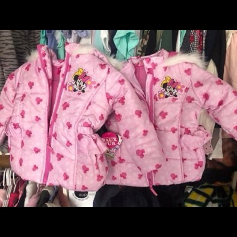 Toddler Girl Minnie Mouse Winter Jacket